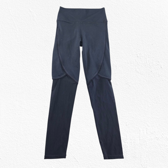 Fabletics Black Mesh Define Power Hold High Waisted Skinny 7/8 Leggings Size XS - Picture 2 of 9